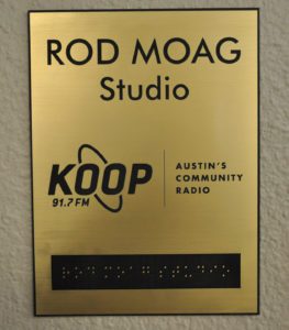 017b Studio plaque KOOP Honors Outstanding Volunteers