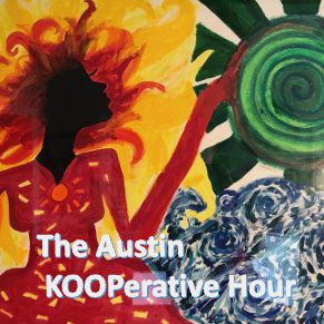 Logo KOOPerative Logo KOOP 91.7 FM - Austin's Community Radio