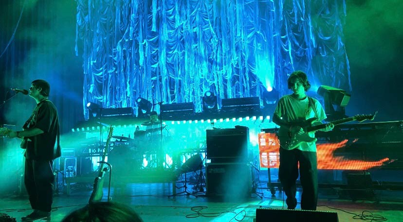 Image of Turnover playing at the Aztec Theater in San Antonio, Texas on May 11th, 2025