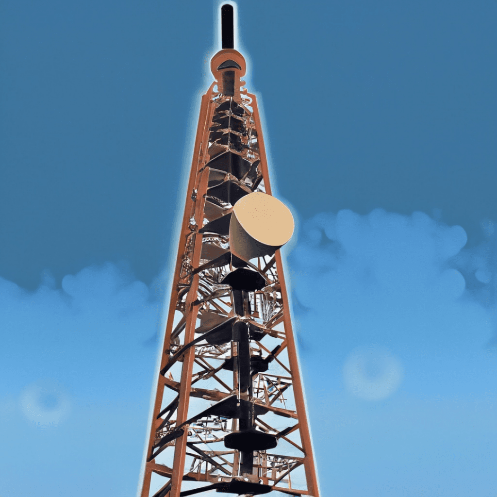 radio tower broadcaster KOOP 91.7 FM - Austin's Community Radio