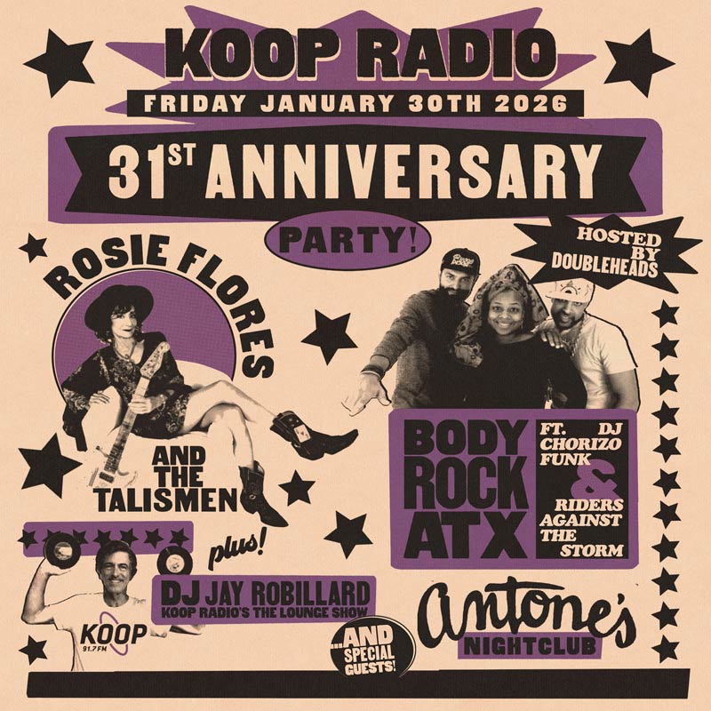 KOOP Radio 31st Birthday Bash