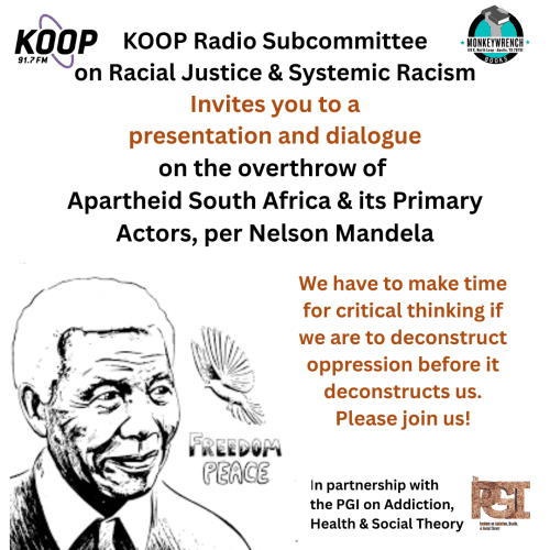 Copy of KOOP Radio Community Council Subcommittee on Racial Justice & Systemic Racism Presents Friday Night at Monkeywrench Books - Nora Redfern