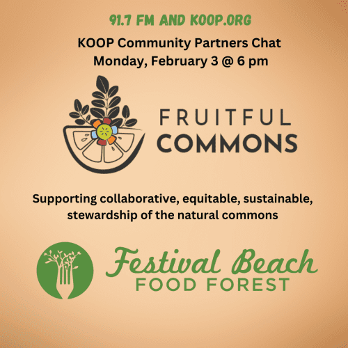 KOOP Community Partners Chat February 3 @ 6 pm - Nora Redfern